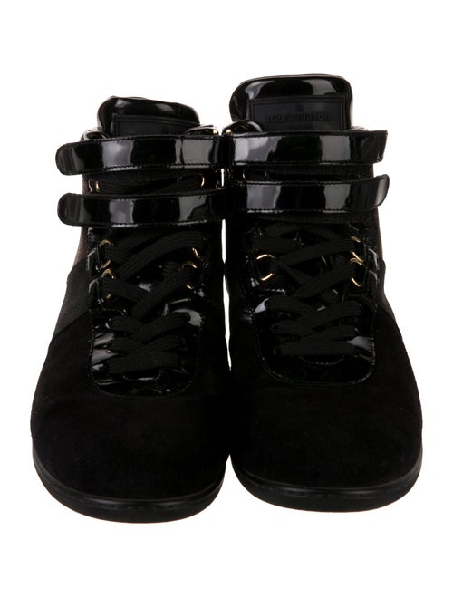 Louis Vuitton LV Monogram Suede Wedge Sneakers