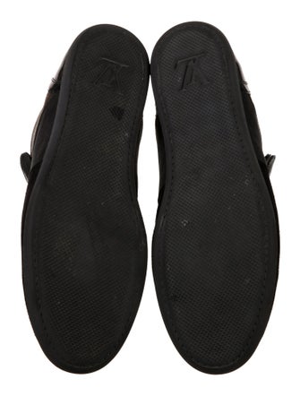 Louis Vuitton LV Monogram Suede Wedge Sneakers