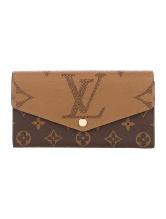 Louis Vuitton LV Monogram Coated Canvas Sarah Wallet