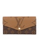 Louis Vuitton LV Monogram Coated Canvas Sarah Wallet