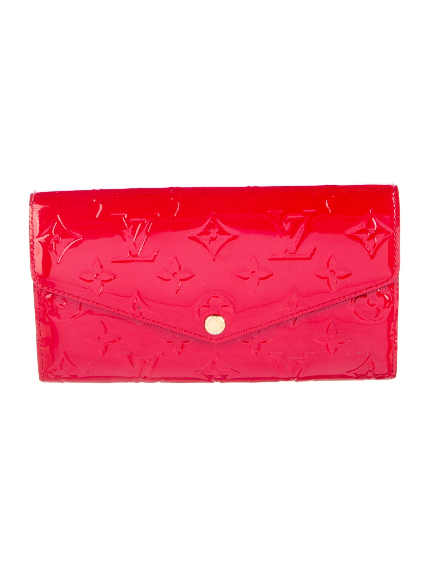 Louis Vuitton Monogram Vernis Vernis Patent Leather Sarah Wallet