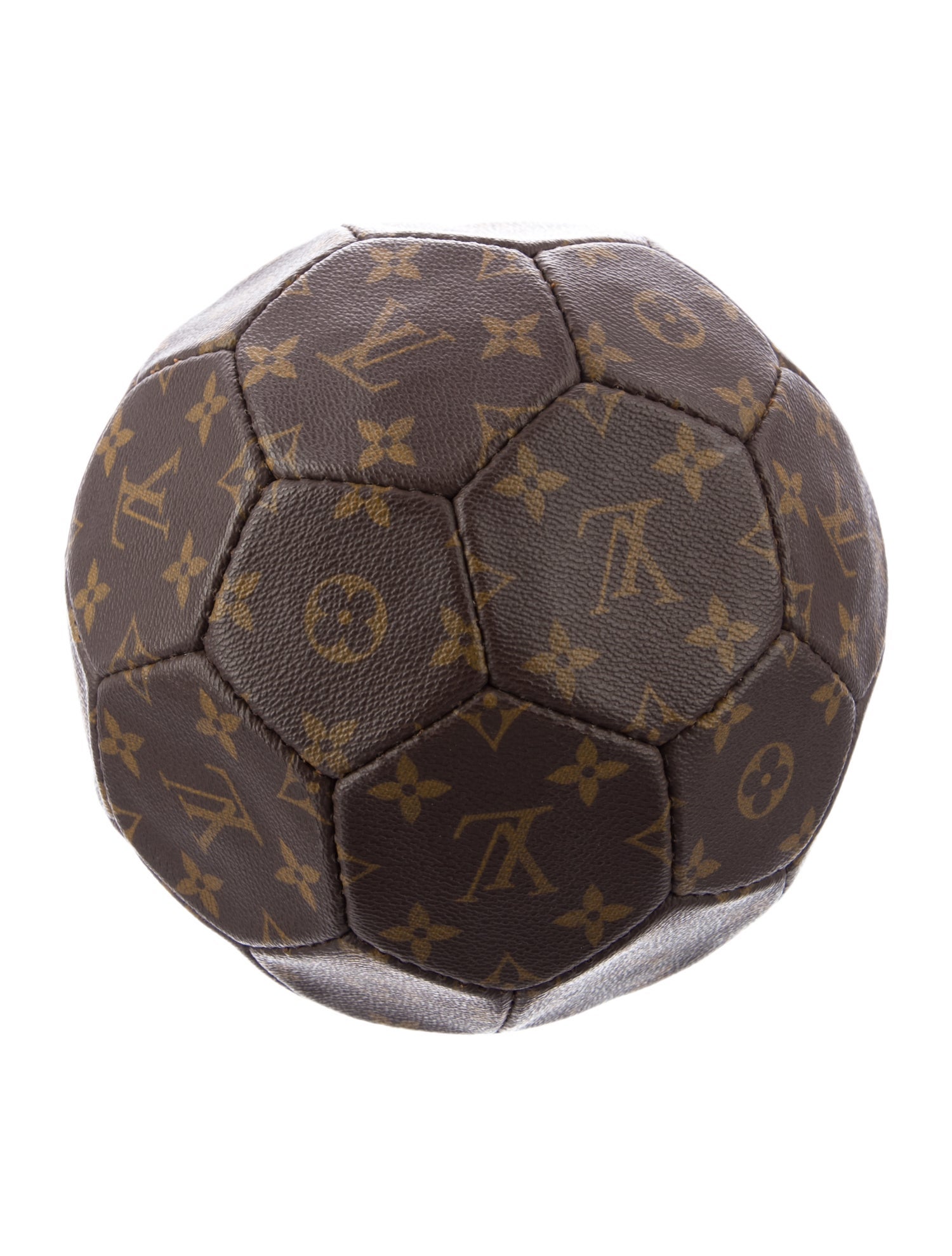 Louis Vuitton Vintage Monogram Special Edition World Cup 1998 Commemorative Soccer Ball & Carry Strap Set
