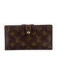Louis Vuitton 1998 Monogram Pattern Clemence Wallet
