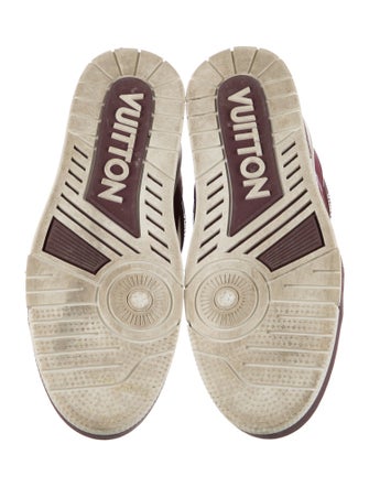 Louis Vuitton Signature Logo Leather Sneakers