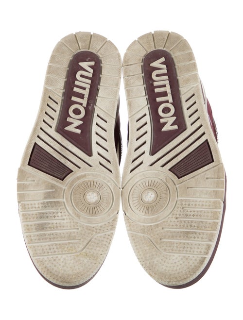 Louis Vuitton Signature Logo Leather Sneakers