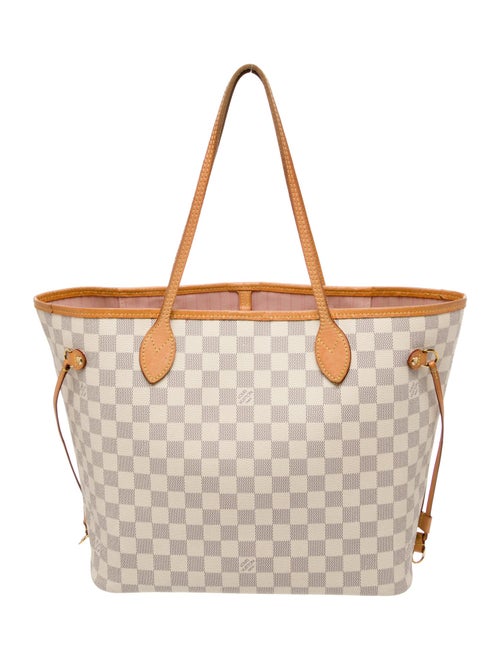 Louis Vuitton Damier Azur Neverfull w/Pouch MM