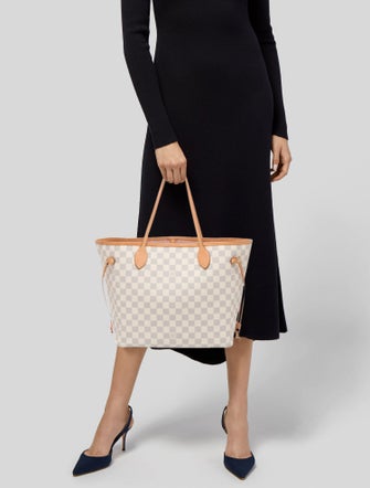 Louis Vuitton Damier Azur Neverfull w/Pouch MM