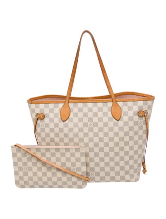 Louis Vuitton Damier Azur Neverfull w/Pouch MM
