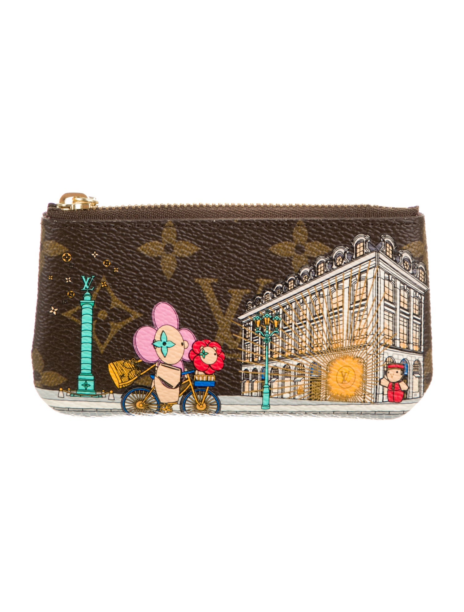 Louis Vuitton LV Monogram Coated Canvas Vivienne Wallet