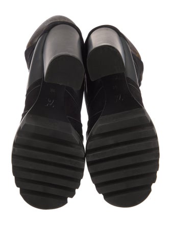 Louis Vuitton LV Monogram Suede Combat Boots