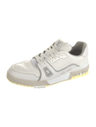 Louis Vuitton Signature Logo Leather Sneakers