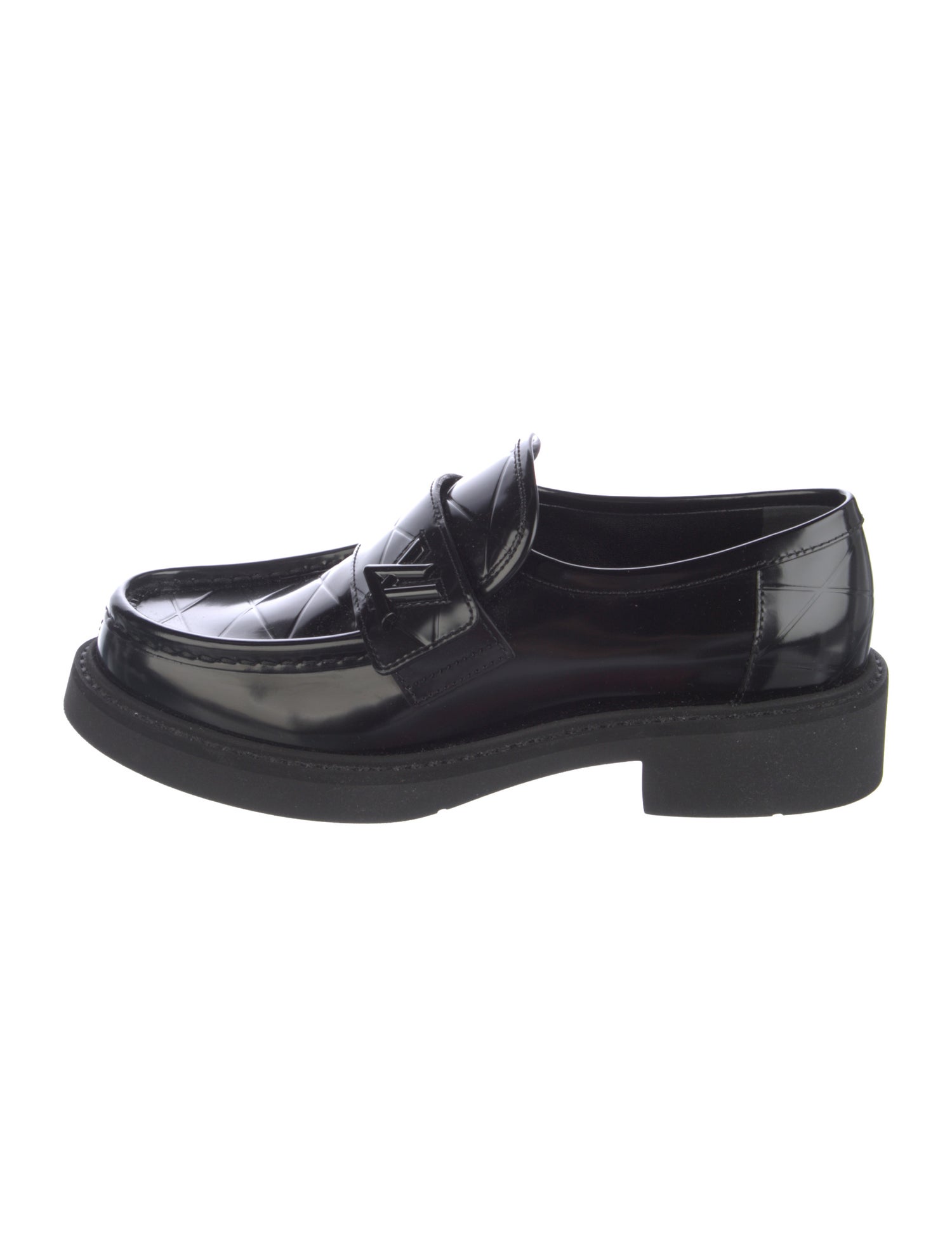 Louis Vuitton LV Monogram Patent Leather Loafers