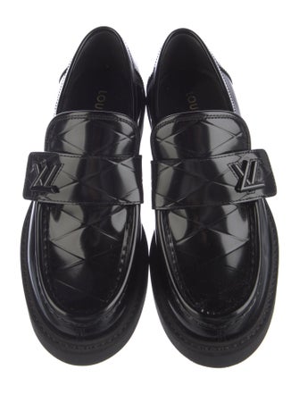 Louis Vuitton LV Monogram Patent Leather Loafers