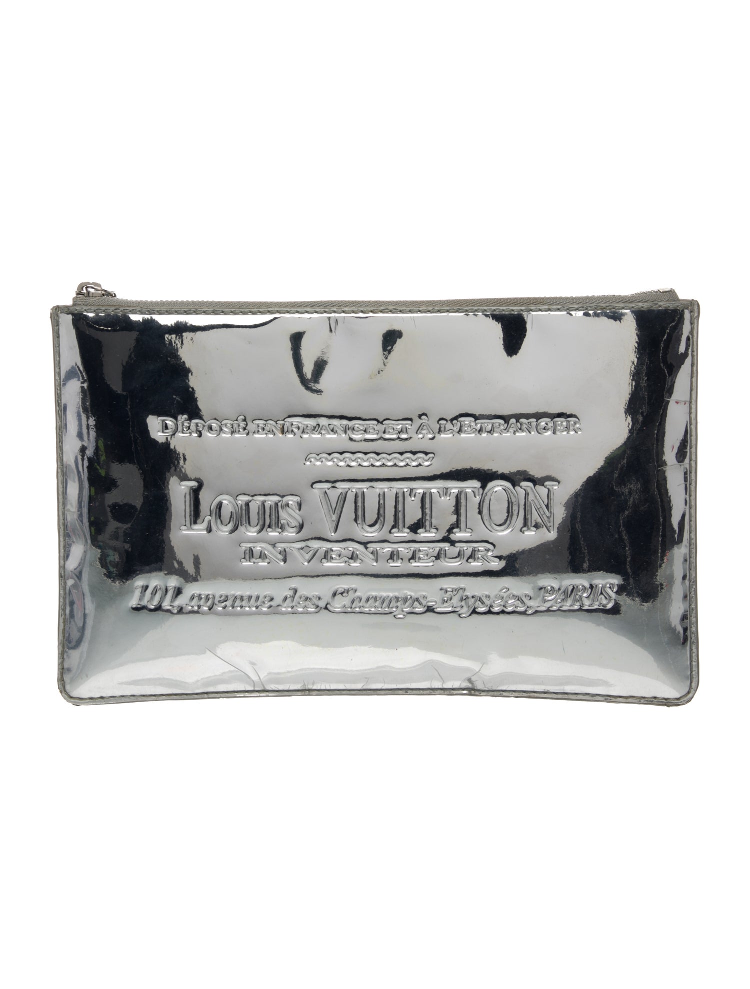 Louis Vuitton Miroir Patent Leather Plat Pochette Vintage