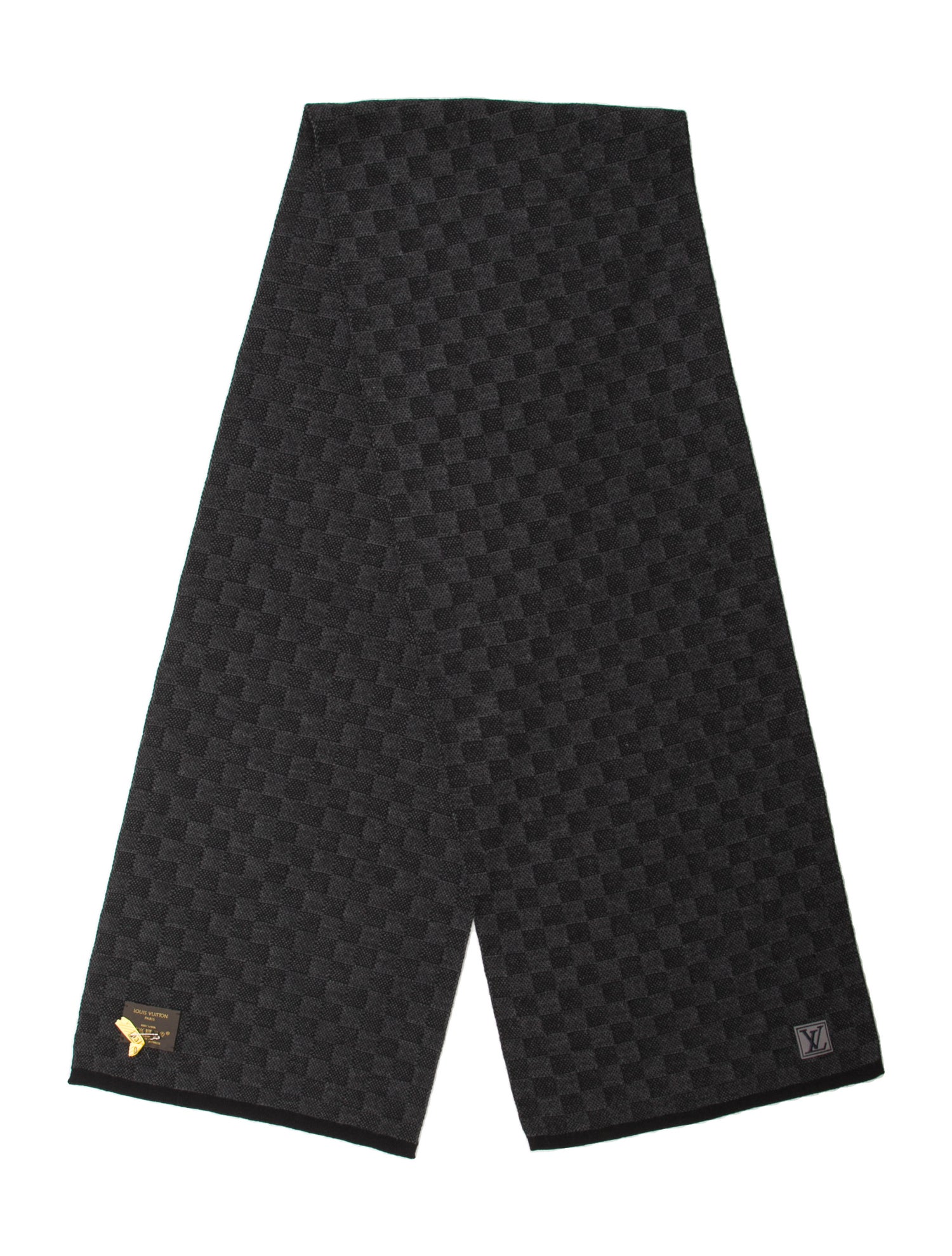 Louis Vuitton Petit Damier Wool Scarf
