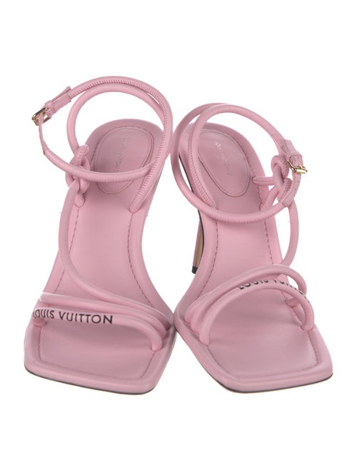 Louis Vuitton Leather Slingback Sandals