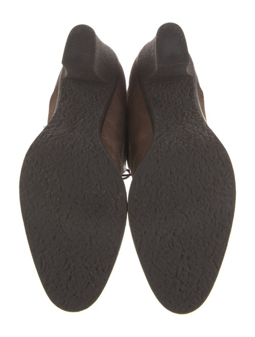 Louis Vuitton Suede Lace-Up Boots