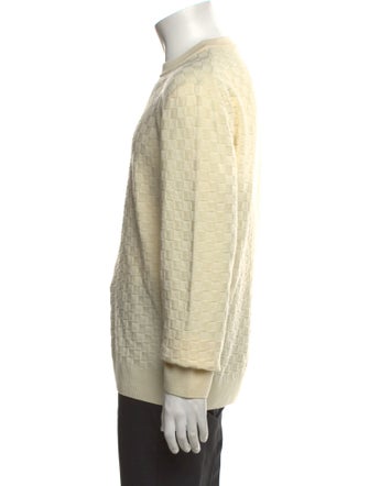 Louis Vuitton 2024 Damier Azur Pattern Pullover