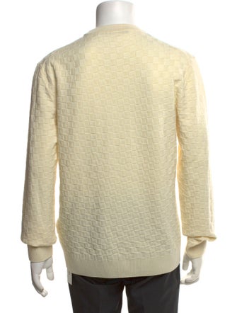 Louis Vuitton 2024 Damier Azur Pattern Pullover