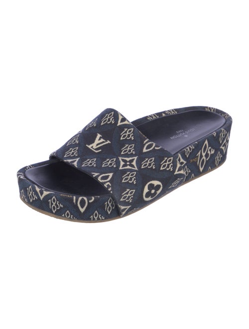 Louis Vuitton Canvas Printed Slides