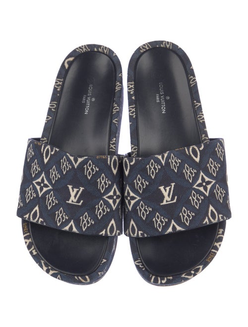 Louis Vuitton Canvas Printed Slides