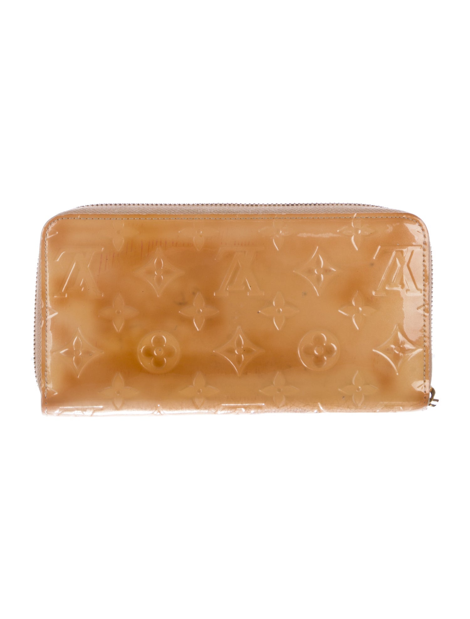 Louis Vuitton Monogram Vernis Vernis Patent Leather Zippy Wallet