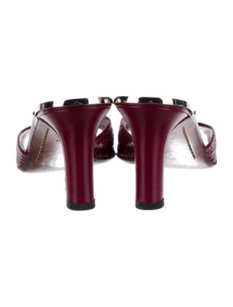 Louis Vuitton Snakeskin Slides