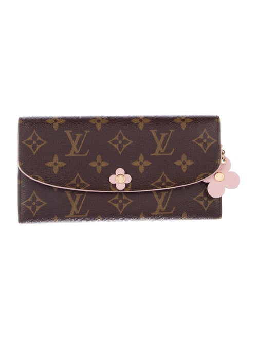 Louis Vuitton LV Monogram Coated Canvas Emilie Wallet