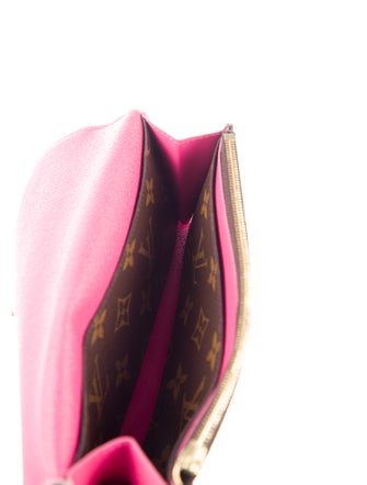 Louis Vuitton LV Monogram Coated Canvas Emilie Wallet