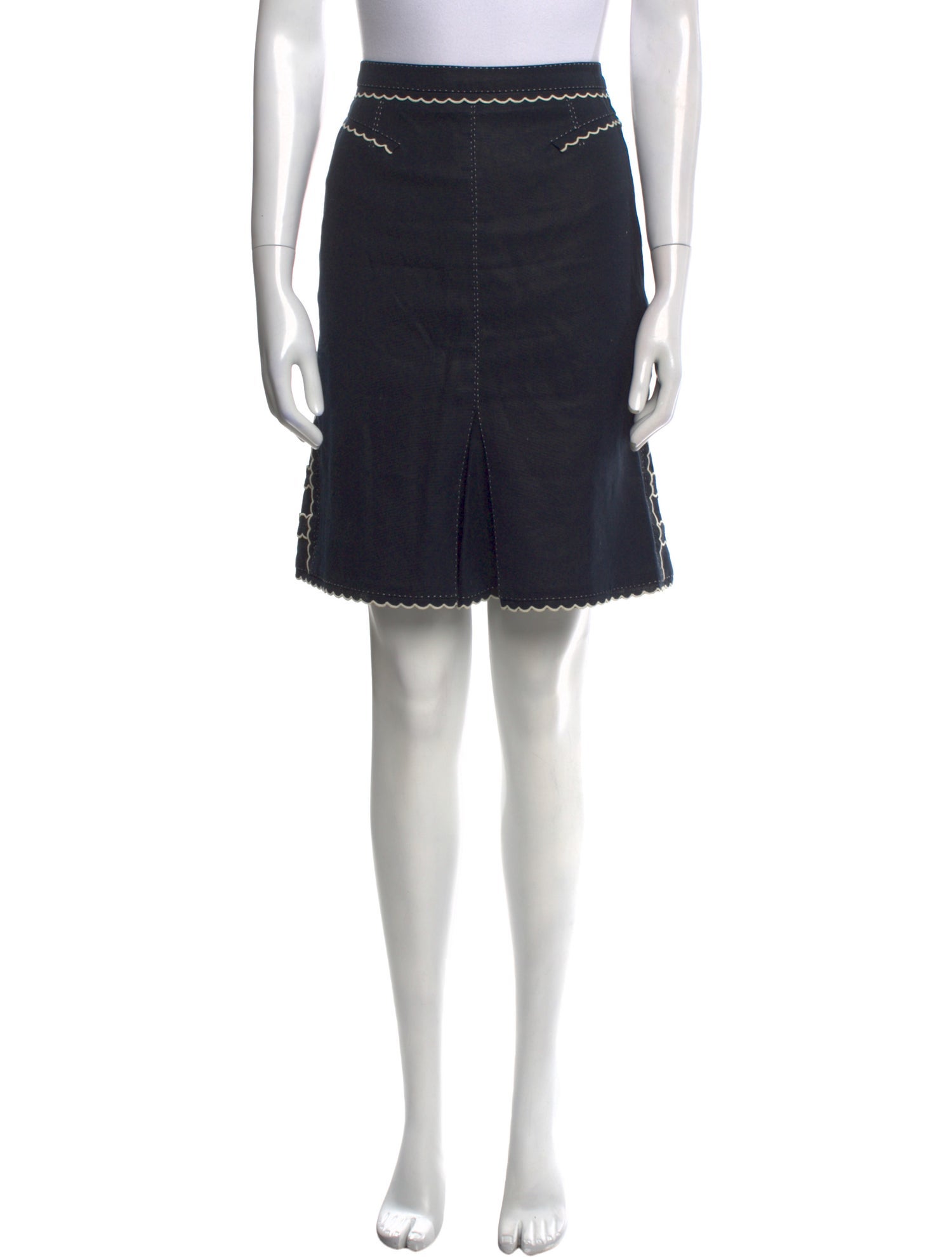 Louis Vuitton Late 1990's - Early 2000's Knee-Length Skirt