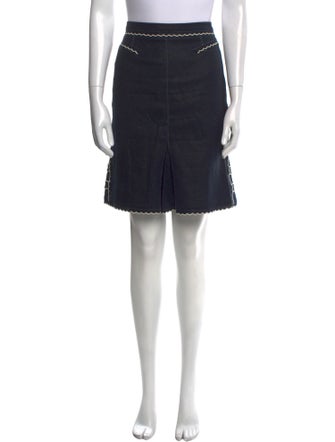 Louis Vuitton Late 1990's - Early 2000's Knee-Length Skirt