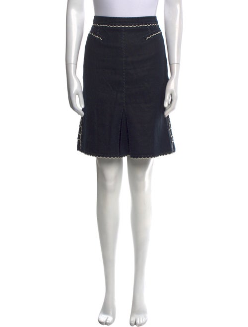 Louis Vuitton Late 1990's - Early 2000's Knee-Length Skirt