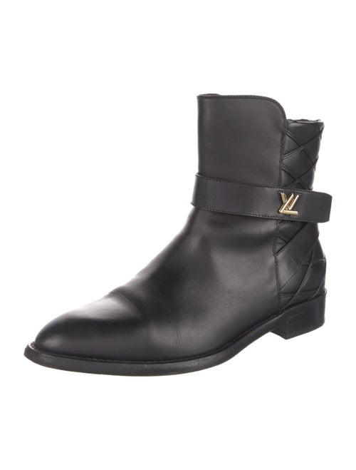 Louis Vuitton Leather Moto Boots