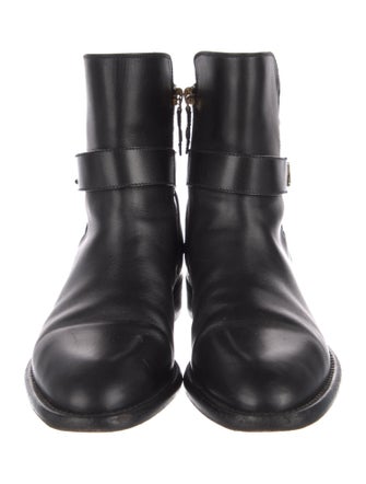 Louis Vuitton Leather Moto Boots