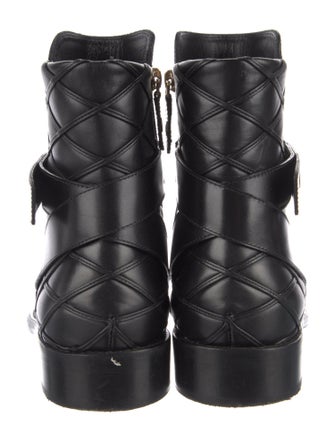 Louis Vuitton Leather Moto Boots