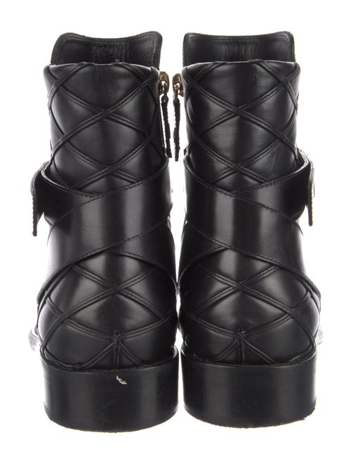 Louis Vuitton Leather Moto Boots