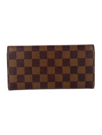Louis Vuitton 2016 Damier Ebene Pattern Pouch
