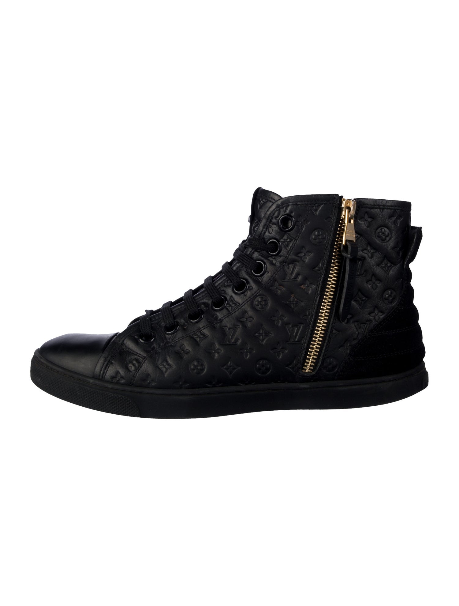Louis Vuitton Monogram Pattern Leather Sneakers