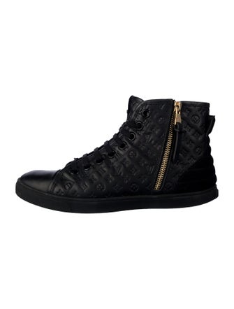 Louis Vuitton Monogram Pattern Leather Sneakers
