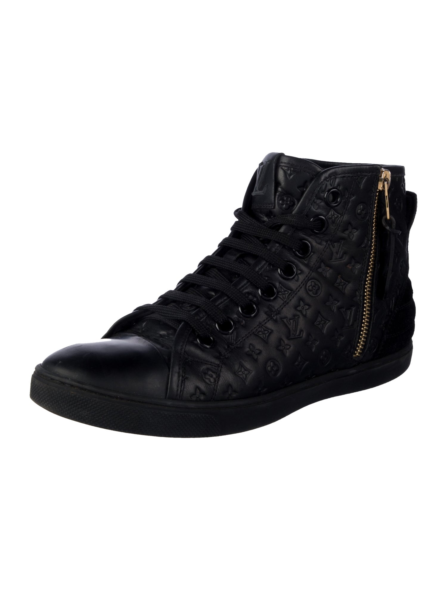 Louis Vuitton Monogram Pattern Leather Sneakers