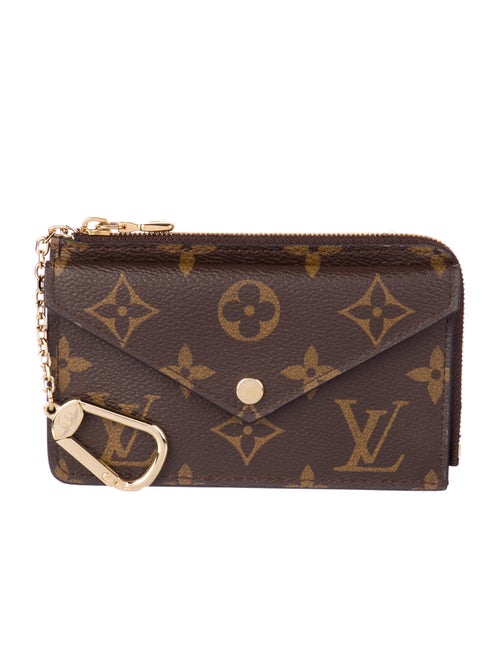 Louis Vuitton LV Monogram Coated Canvas Card Holder Recto Verso