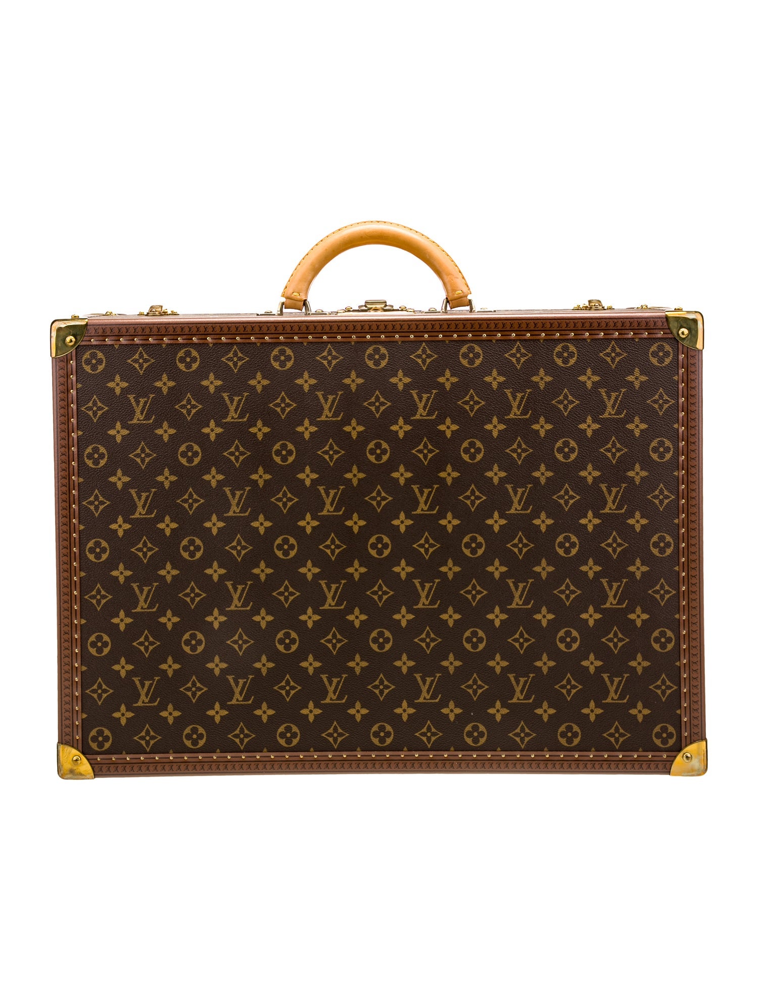 Louis Vuitton Leather Monogram Bisten 55