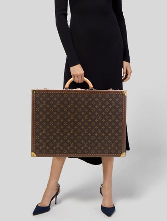 Louis Vuitton Leather Monogram Bisten 55