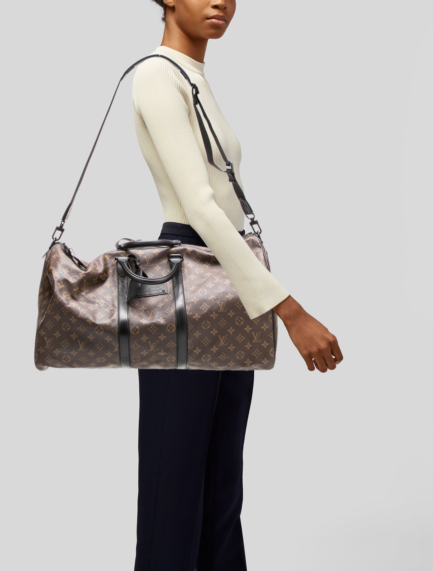 Louis Vuitton Monogram Keepall Bandouliere 55