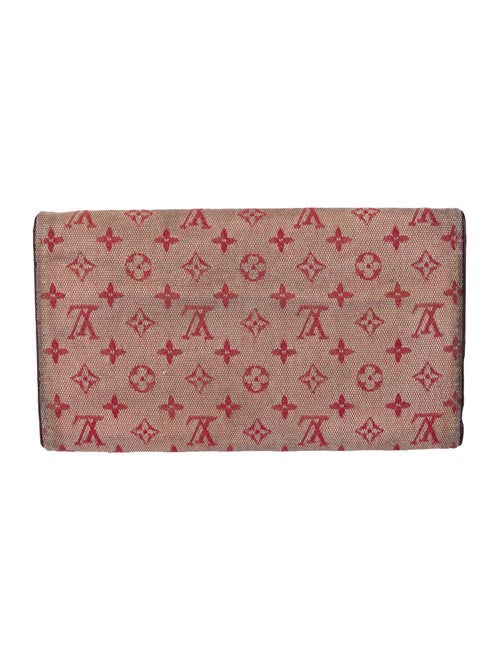 Louis Vuitton 2002 Monogram Mini Lin Pattern Porte Trésor International Wallet
