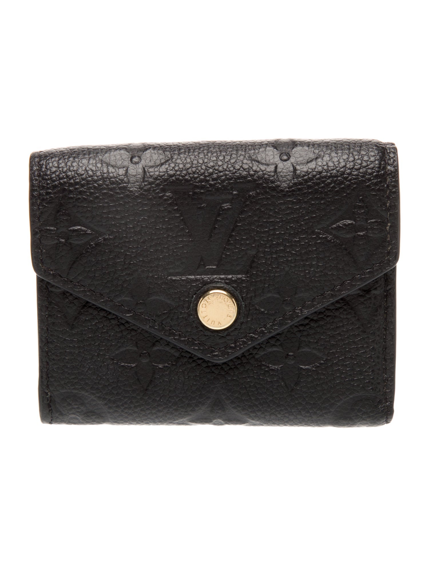 Louis Vuitton LV Monogram Empreinte Leather Compact Wallet