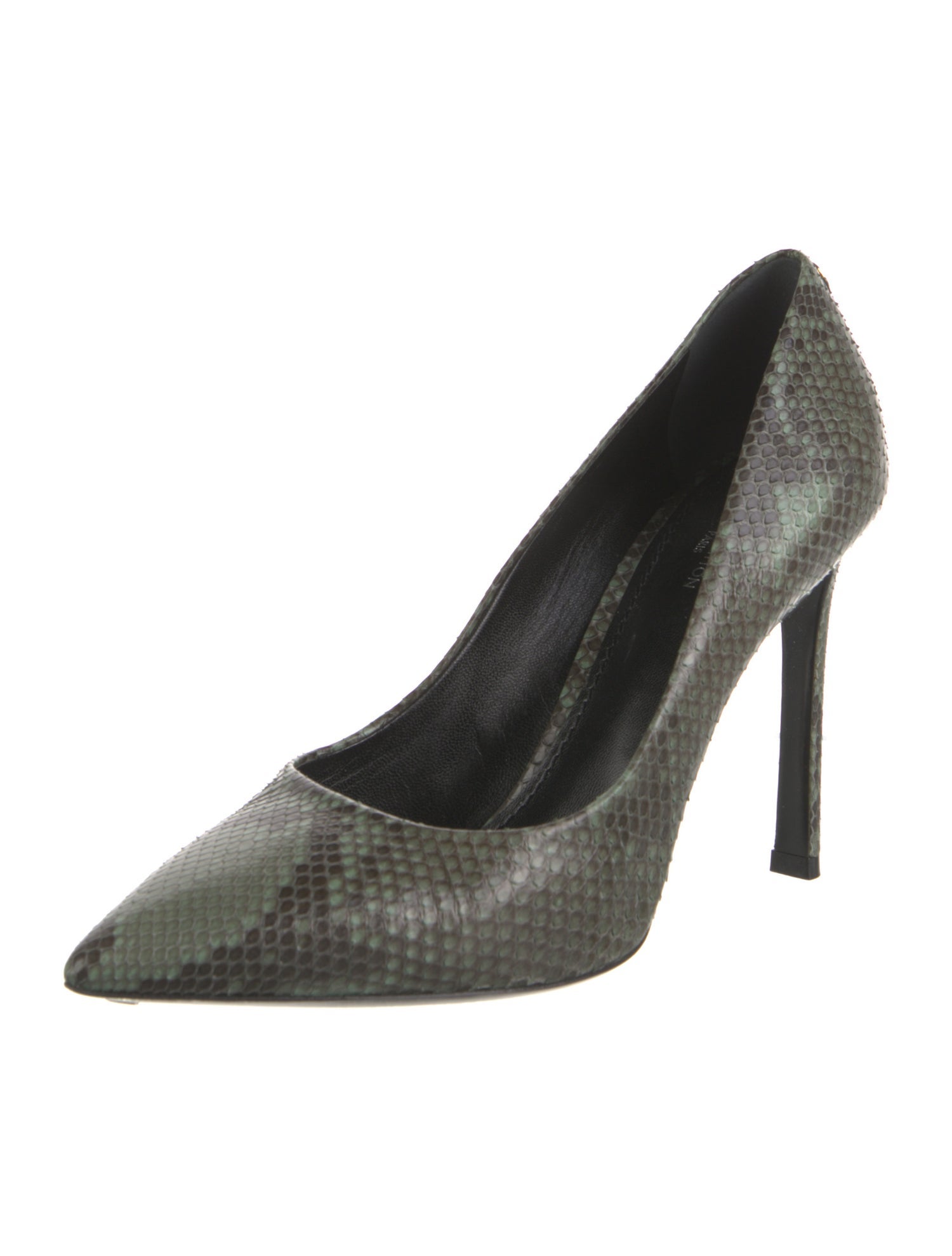 Louis Vuitton Snakeskin Animal Print Pumps