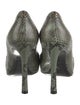Louis Vuitton Snakeskin Animal Print Pumps