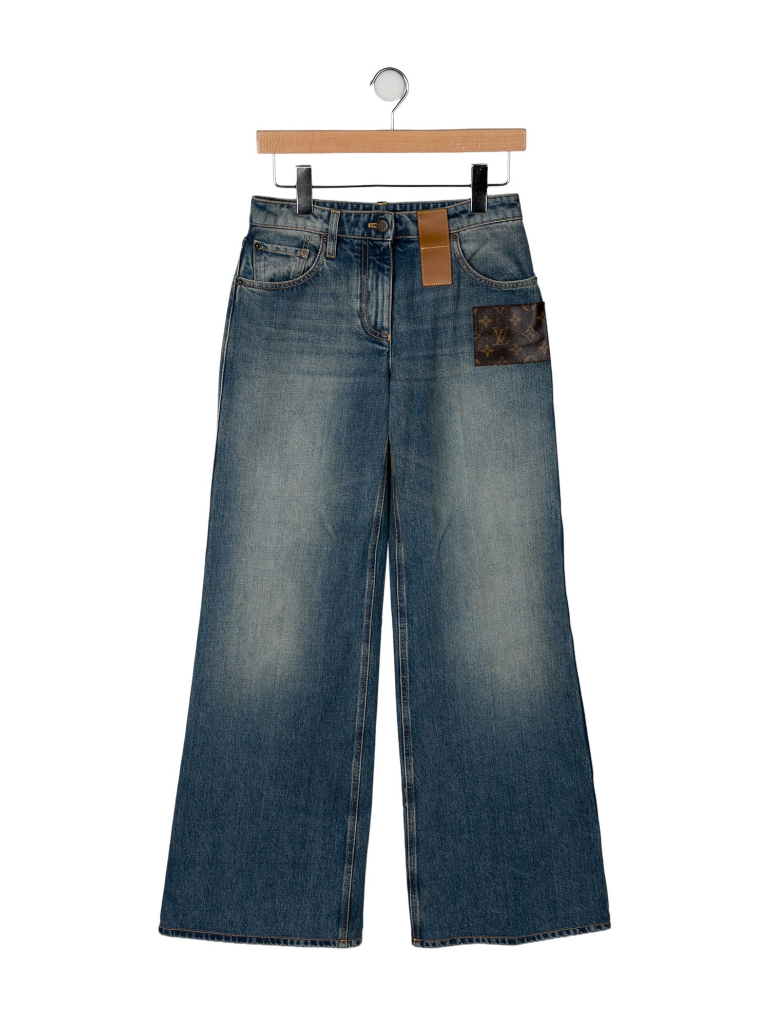 Louis Vuitton 2024 Wide Leg Jeans