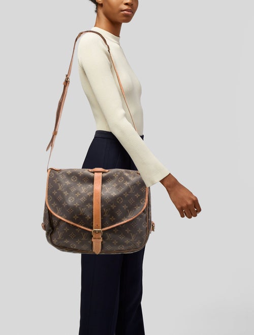 Louis Vuitton LV Monogram Saumur 30